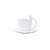 CONJUNTO 6 XÍCARAS COM PIRES PARA CAFÉ BIRD BRANCO - Imagem 2