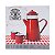 TELA 3D TEMA CAFÉ NO BULE PREMIUM 28 CM - Imagem 2