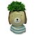 CACHEPOT CACHORRO AZUL - Imagem 1