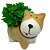 CACHEPOT CACHORRO BEGE DEITADO - Imagem 1