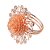 CONJUNTO 4 ANÉIS PARA GUARDANAPOS AÇO INOX ROSE GOLD - Imagem 1
