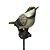 PÁSSARO DECORATIVO COM PEDESTAL PRETO E TRONCO - Imagem 3