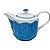 CONJUNTO 3 PEÇAS PARA CHÁ E CAFÉ AZUL E BRANCO - Imagem 4