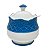 CONJUNTO 3 PEÇAS PARA CHÁ E CAFÉ AZUL E BRANCO - Imagem 3