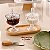 KIT 2 BOMBONIERE DE CRISTAL COM BANDEJA DE BAMBU DUBIN - Imagem 1