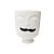 CACHEPOT HOMEM COM BIGODE PRETO EM PORCELANA - Imagem 2