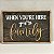 QUADRO DE MADEIRA WHEN YOU'RE HERE - Imagem 3