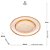 PRATO RASO DE CRISTAL PEARL ÂMBAR 28cm - Imagem 7
