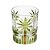 CONJUNTO 6 COPOS BAIXOS DE CRISTAL PALM TREE HANDPAINT - Imagem 1