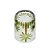 CONJUNTO 6 COPOS BAIXOS DE CRISTAL PALM TREE HANDPAINT - Imagem 4