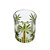 CONJUNTO 6 COPOS BAIXOS DE CRISTAL PALM TREE HANDPAINT - Imagem 3