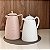 GARRAFA TÉRMICA DE PORCELANA ROSA E DOURADO - Imagem 3