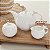 CONJUNTO 3 PEÇAS CHÁ E CAFÉ DE PORCELANA BIRD BRANCO - Imagem 2