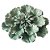 FLOR VERDE DECORATIVA EM CERÂMICA - Imagem 1