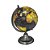 GLOBO DECORATIVO EM METAL CINZA E PRATEADO - Imagem 1