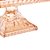 TRAVESSA CRISTAL DE CHUMBO RETANGULAR ROSA 34,5x11CM - Imagem 5