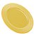PRATO RASO PORCELANA DROPS AMARELO - Imagem 6