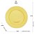 PRATO RASO PORCELANA DROPS AMARELO - Imagem 5