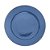 PRATO SOBREMESA PORCELANA DROPS AZUL - Imagem 1