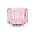 PORTA VELAS ROSA DE VIDRO - Imagem 1