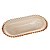 TRAVESSA CRISTAL DE CHUMBO PEARL ÂMBAR 24x12CM - Imagem 1