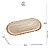 TRAVESSA CRISTAL DE CHUMBO PEARL ÂMBAR 24x12CM - Imagem 5