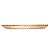 TRAVESSA CRISTAL DE CHUMBO PEARL ÂMBAR 24x12CM - Imagem 3