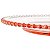PRATO RASO CRISTAL PEARL ROSA 28 CM - Imagem 3