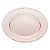 PRATO RASO CRISTAL PEARL ROSA 28 CM - Imagem 1