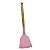 ESPÁTULA DE SILICONE COM CABO DE BAMBU ROSA - Imagem 1