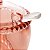 AÇUCAREIRO CRISTAL COM COLHER PEARL ROSA - Imagem 5