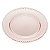 PRATO SOBREMESA CRISTAL PEARL ROSA 20cm - Imagem 1