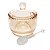 MELEIRA CRISTAL COM COLHER PEARL ÂMBAR - Imagem 4