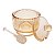 MELEIRA CRISTAL COM COLHER PEARL ÂMBAR - Imagem 5