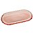 TRAVESSA CRISTAL DE CHUMBO OVAL PEARL ROSA 24 X12 CM - Imagem 1