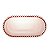 TRAVESSA CRISTAL DE CHUMBO OVAL PEARL ROSA 24 X12 CM - Imagem 2