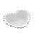 BOWL DE PORCELANA BRANCA CORAÇÃO 13 CM - Imagem 2