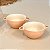 CONJUNTO 2 BOWLS CONSUME DE CERÂMICA GRANILITE SALMON - Imagem 1