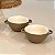 CONJUNTO 2 BOWLS CONSUME DE CERÂMICA GRANILITE CINZA - Imagem 1