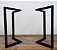 Base de mesa de jantar em aço base estilo industrial - Imagem 2