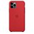 Case de silicone para iPhone com interior aveludado - Vermelho - Imagem 1