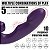 Vibrador recarregável Purple de Ponto G e Clitóris com Pulsação - Imagem 4