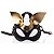 Máscara de Gato com Detalhes Dourados - Imagem 1