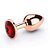 Plug anal Rose Gold Diamond - UN - Imagem 1