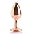 Plug anal Rose Gold Diamond - UN - Imagem 2