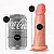 Dildo com Ventosa Beje 16x4cm - Imagem 3