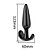 Plug Butt em silicone macio com Cone 12x6cm - Imagem 2