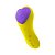 Vibrador de Clacinha Panty Amarelo 9 Modos de Vibração - Recarregável - Imagem 5