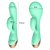 Vibrador com estimulador clitoriano integrado e função inflável - Recarregável - Imagem 5