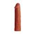 Capa peniana marrom Pleasure X-Tender 17x4cm - Imagem 1